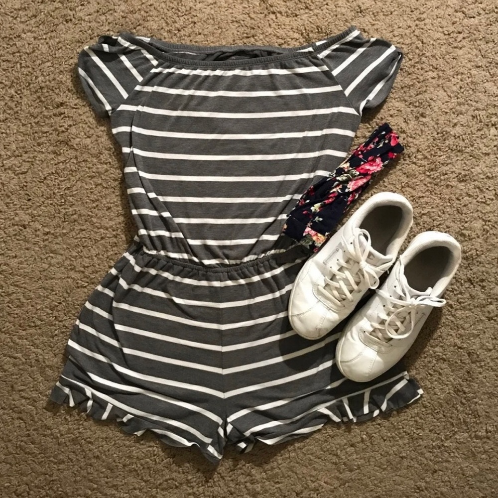 Women’s Striped Romper